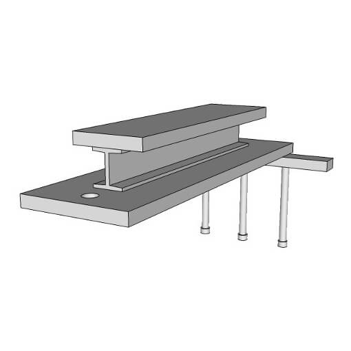 Structural Rubber Products - Small Steel Bridge Components